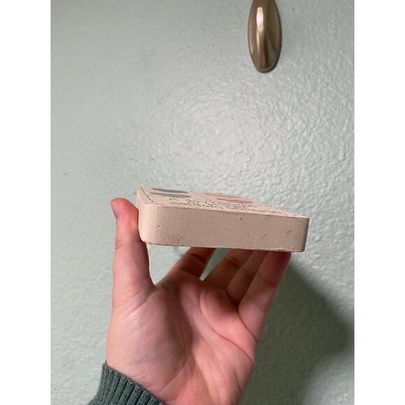 Handmade Prayer Quote‎ Wood Sign with Hearts and Tie String - Picture 5 of 8